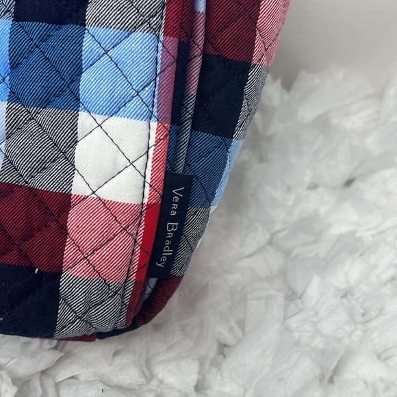 VERA BRADLEY Patriotic Plaid Backpack  9.0" w x 12.0" h x 4.75" d - Picture 2 of 11